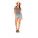 LE WOLVES BLUE BONE RELAXED FIT DENIM SHORT ONE TEA SPOON