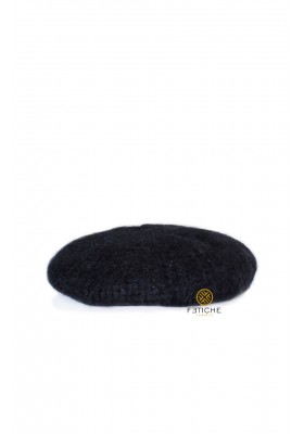 KNITTED BERET/HAT BLUE