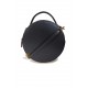 BOLSO PIEL CIRCULAR NEGRO