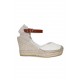 ESPADRILLE OFF-WHITE CROCHET