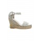 PLATINUM LACE ESPADRILLE
