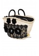 POMPONS AND LACE BAG