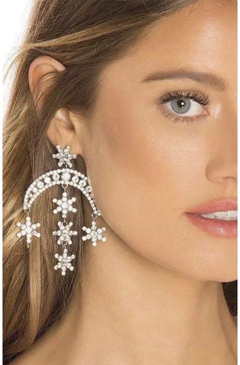 AREZZO EARRINGS MOON STARS Fetiche Suances