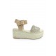 ALPARGATAS GLITTER GOLD