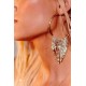 BOHEMIAN HOOP CRYSTALS EARRINGS