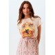 CAMISETA TEXAN BLUE MOON ORGANIC GIRLFRIEND TEE BY SPELL DESIGNS