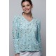 CAMISETA AZULITA SPACE FLAMINGO