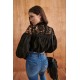BLUSA MELISSA BLOUSE BLACK BY FETICHE SUANCES