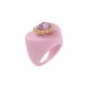 ANILLO CORAZÓN CRISTAL ROSA