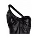 TOP DE CUERO NEGRO