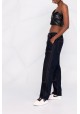 TOP DE CUERO NEGRO
