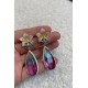 PENDIENTES GOTA Y FLOR
