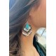 PENDIENTES NAVAJO Y TURQUESA