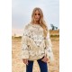 JERSEY LUCINDA HAND MADE FRINGED BOHO SWEATER BY FETICHE SUANCES