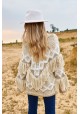 HAND MADE FRINGED BOHO SWEATER BY FETICHE SUANCES