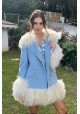 ABRIGO EVELYN CASHEMERE BLUE BY FETICHE SUANCES