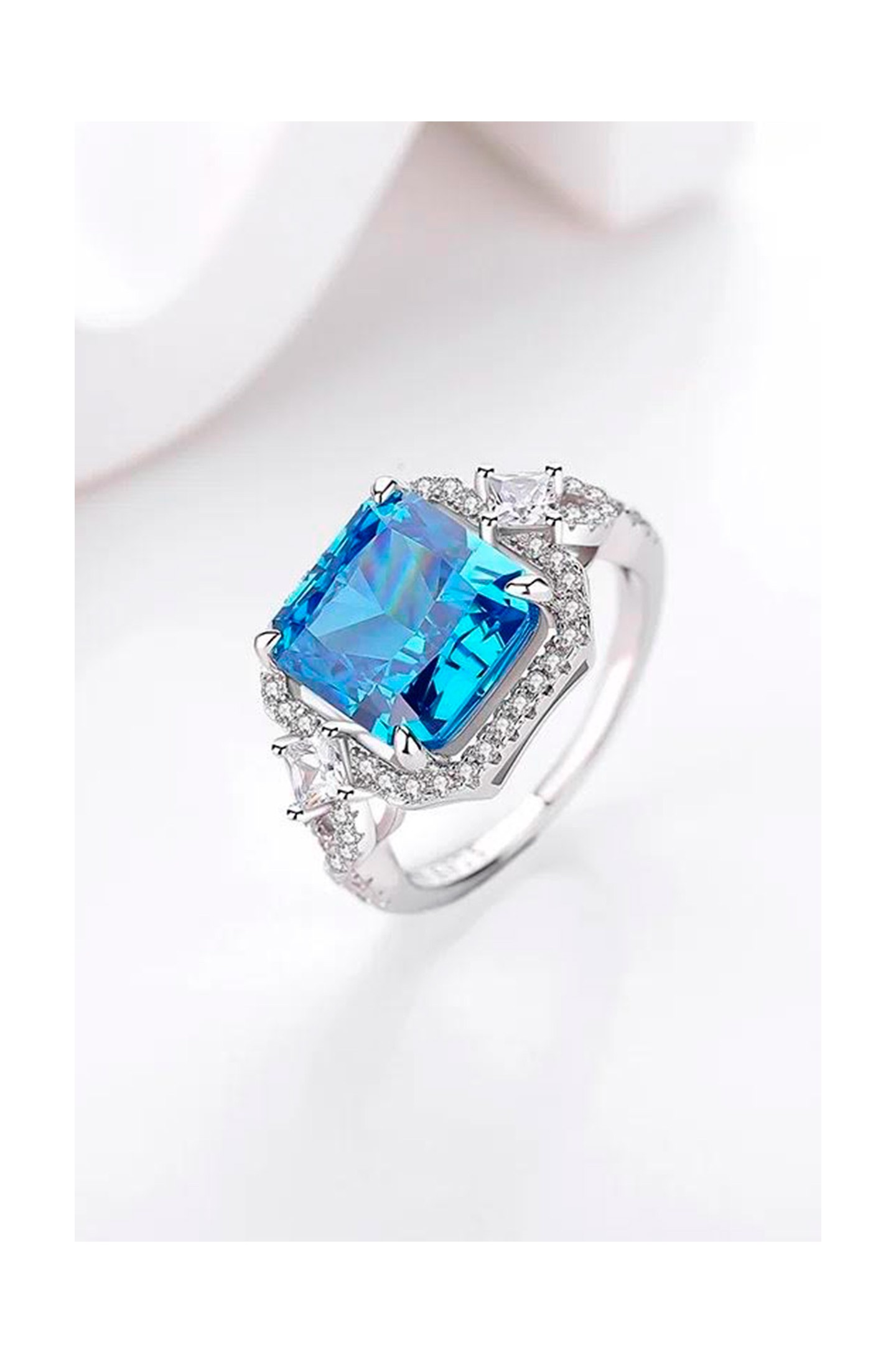 Anillo de 2025 piedra azul