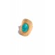ANILLO TURQUESA DORADO