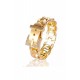PULSERA HEBILLA JOYA  DORADA