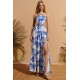 VESTIDO PALMS AZUL FETICHE SUANCES