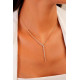 COLLAR CADENA DORADA CON CIRCONITAS
