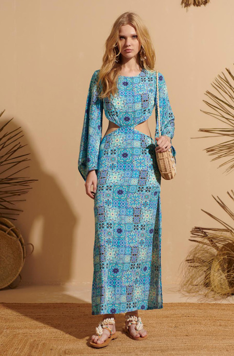 TURQUOISE DRESS VACAY BY FETICHE SUANCES