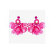 PENDIENTES PETALOS MAXI FUCSIA