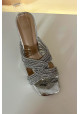 SANDALIAS ENTRELAZADO DIAMANTES