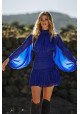 ROYAL BLUE DRESS BY FETICHE SUANCES