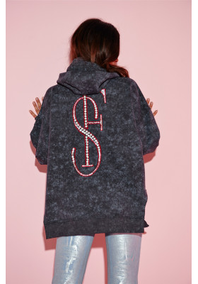 SUDADERA ¨ALL YOU NEED IS LOVE¨IN BLACK BY FETICHE SUANCES