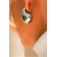 PENDIENTES GOTA PLATA