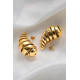 PENDIENTES ESPIRAL DORADO