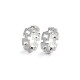 PENDIENTES AROS ESLABONES JOYA PLATA