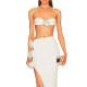 CONJUNTO TOP Y FALDA FLOR
