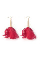 PENDIENTES TULIP ROUGE