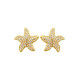 PENDIENTES DE PINZA ESTRELLAS DE MAR SWAROVSKI CLEAR