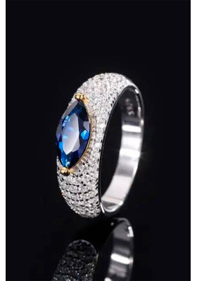 ANILLO AURA ZAFIRO AZUL