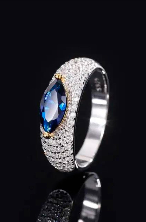 ANILLO AURA ZAFIRO AZUL