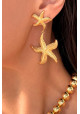 PENDIENTES ESTRELLAS DE MAR GOLDEN