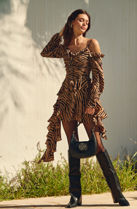 TIGER DRESS BY FETICHE SUANCES