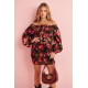 FLOWER EXPLOSION DRESS BY FETICHE SUANCES