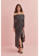 DOTS OFF THE SHOULDERS DRESS BY FETICHE SUANCES