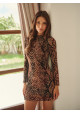 SNAKE VELVET DRESS BY FETICHE SUANCES