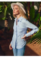 BAHIA SHIRT IN BLUE BY FETICHE SUANCES