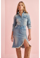 CAMDEM DENIM SKIRT BY FETICHE SUANCES