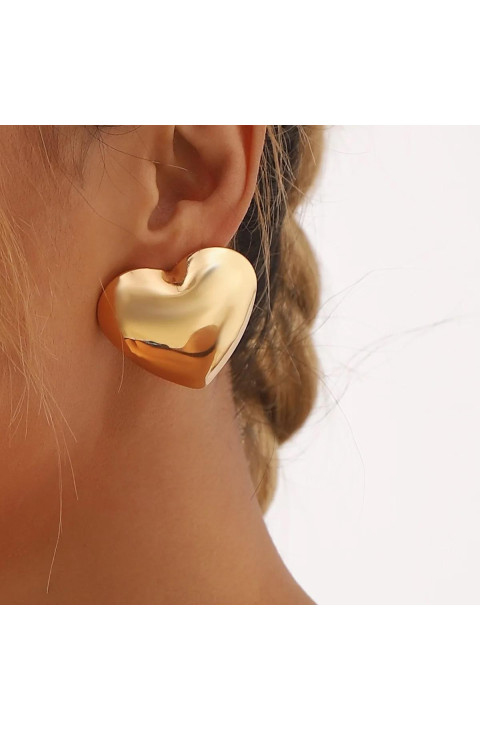 PENDIENTES CORAZÓN ORO