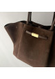 BOLSO DE ANTE CHOCOLATE NEW YORK