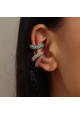 PENDIENTES EAR CUFFS TURQUESA