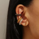 PENDIENTES EAR CUFFS CRISTALES NEGRO