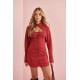 VESTIDO CAMISERO RED CHERRY BY FETICHE SUANCES